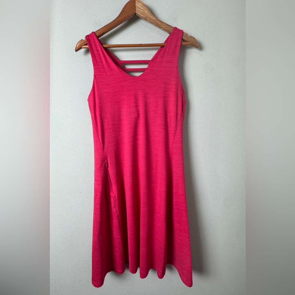 Toad&Co Tech Tomboy Tank Dress in Pink Size Medium Hiking‎ Outdoor Gorpcore